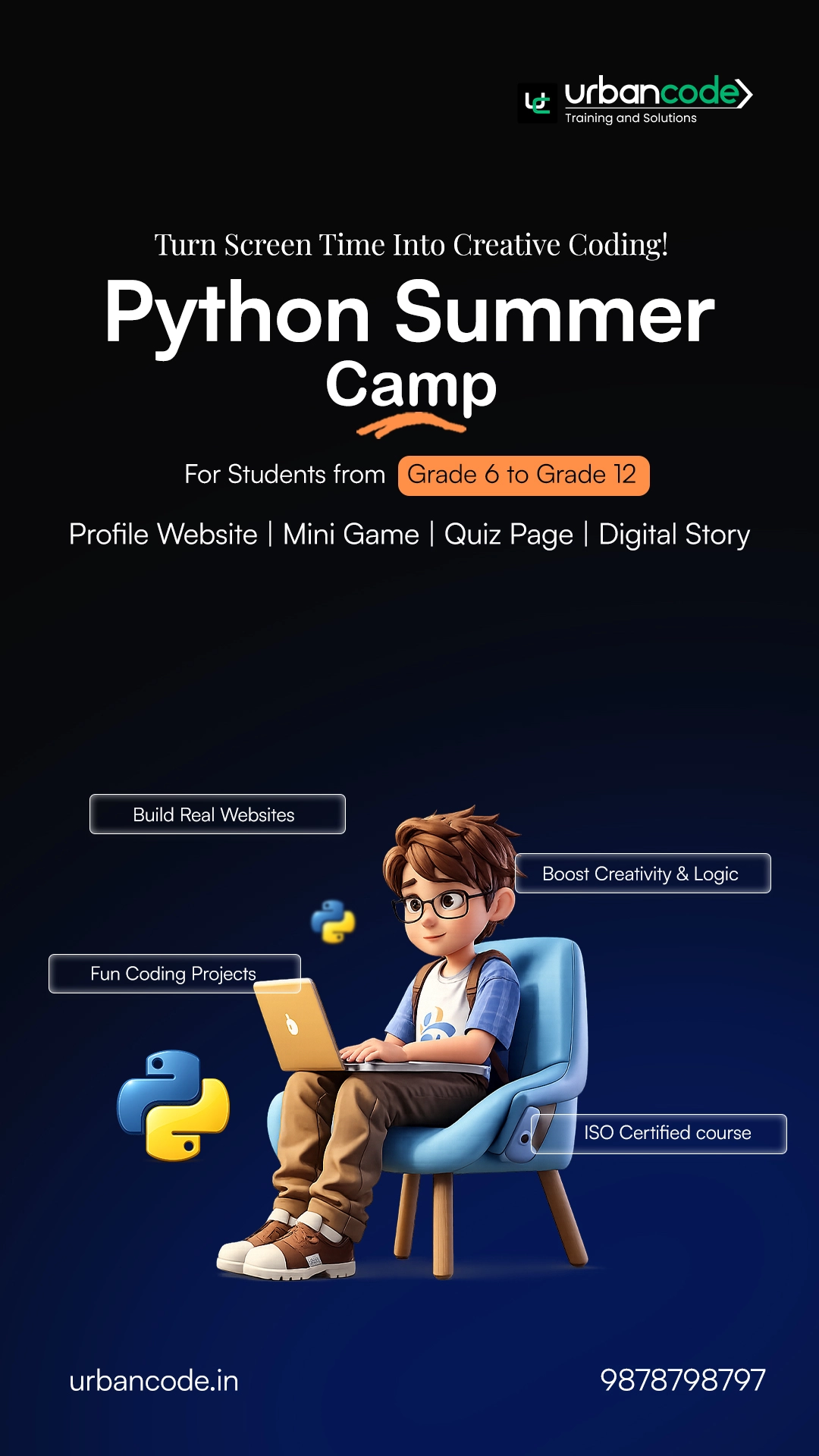 Kids Python Programming Summer Camp