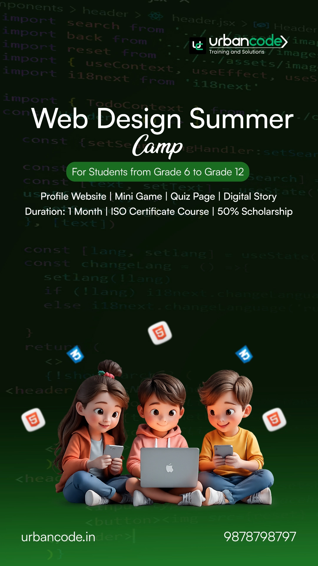 Kids Web Design Summer Camp